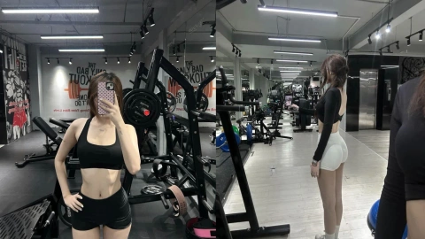 Clip em gymer squat cu anh suýt gãy